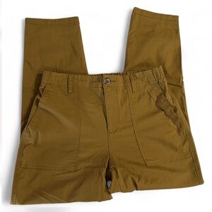 Old Navy Women’s Chino-Style Utility Pants in Mustard yellow